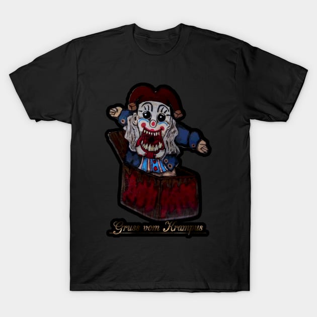 Krampus - Der Klown T-Shirt by JustJoshinAround83